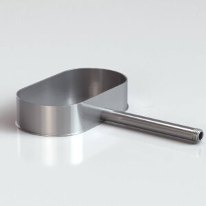 Конденсатоотводчик овал с боковым отводом 20мм, сталь AISI 304 (1мм)